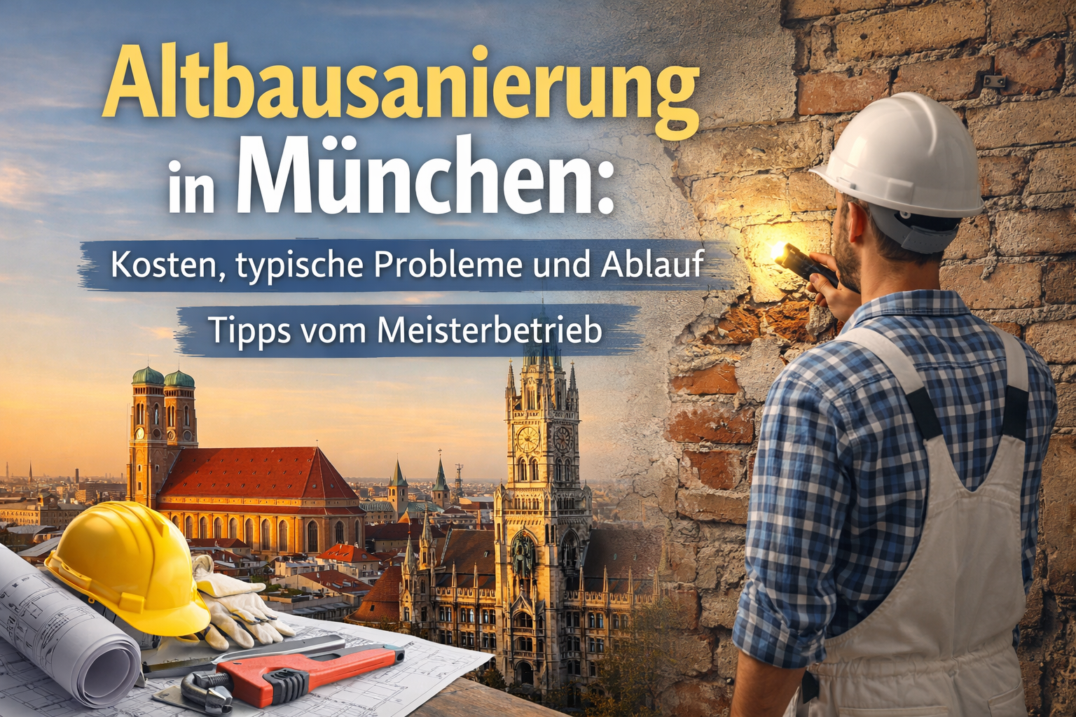 Altbausanierung in München: Kosten, typische Probleme und Ablauf