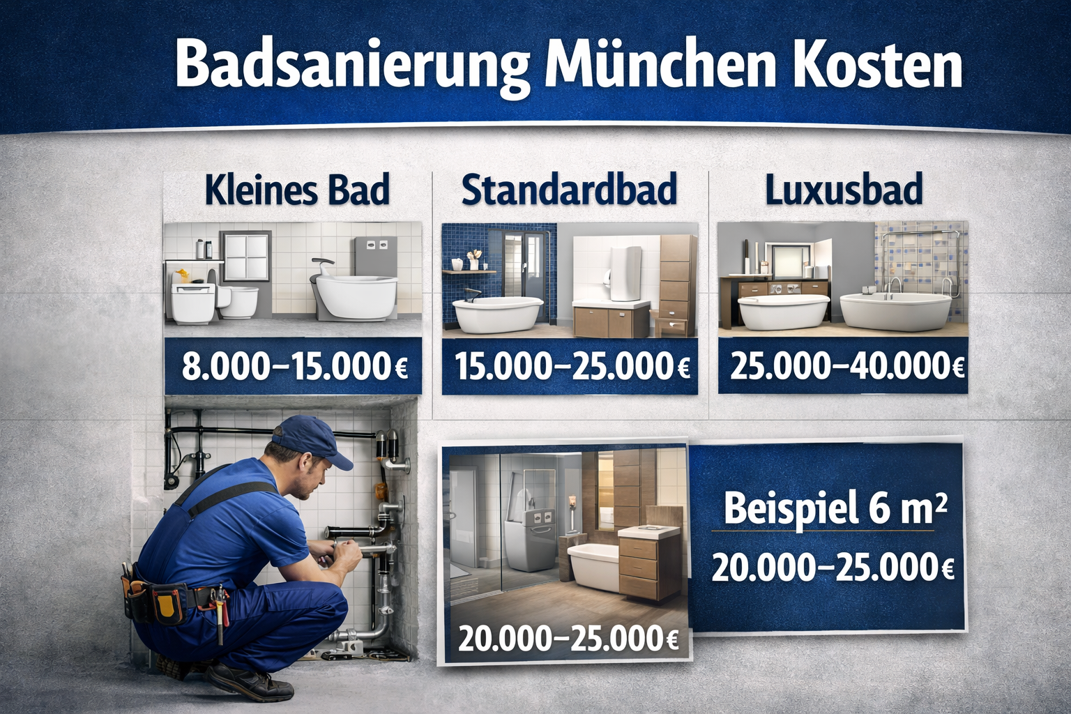 Badsanierung München Kosten – Preise, Ablauf & Tipps 2026